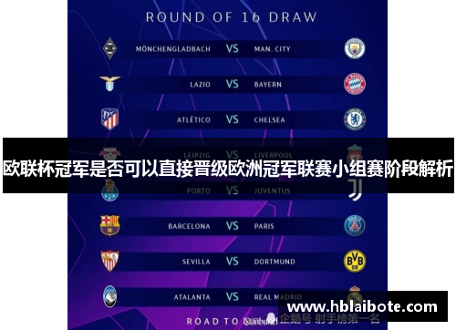 欧联杯冠军是否可以直接晋级欧洲冠军联赛小组赛阶段解析